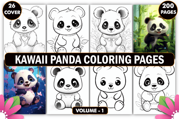 Download Kawaii Panda Coloring Pages for Kids - Premium Resources