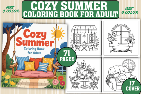 Download 71 Cozy Summer Coloring Pages for Adult - Coloring pages for adult Collection