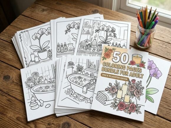 Download 50 Relaxing Spa Coloring Pages for Adult - Premium Resources