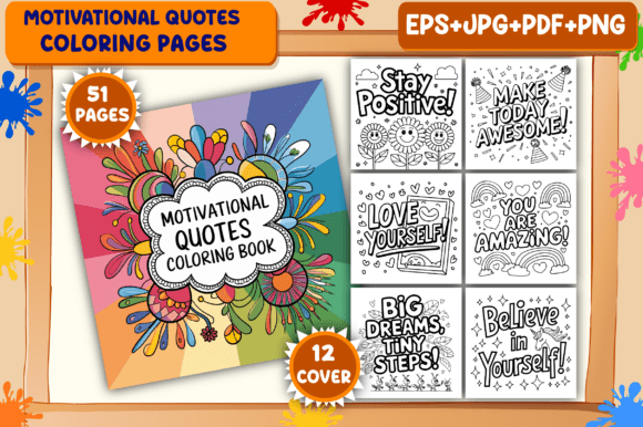 Download Motivational Quotes Coloring Pages - Premium Resources